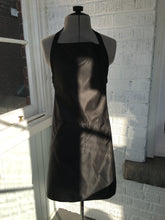 Load image into Gallery viewer, Black Rayon Bib Apron with 2 Front Pocketsockets
